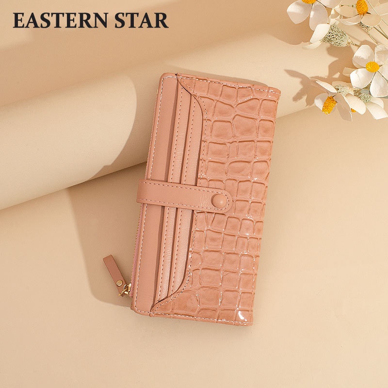 3071 𝙉𝙞𝙘𝙤𝙡𝙚 𝙒𝙖𝙡𝙡𝙚𝙩 Dompet Panjang Wanita Motif Croco IMPORT