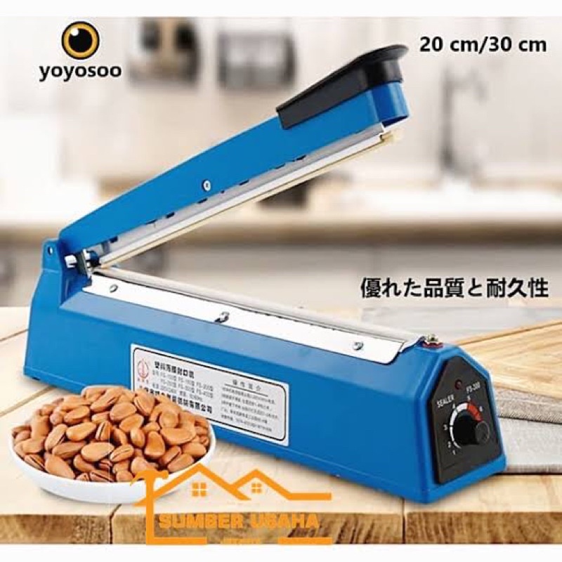 impulse sealer plastik mesin pres plastik 40cm