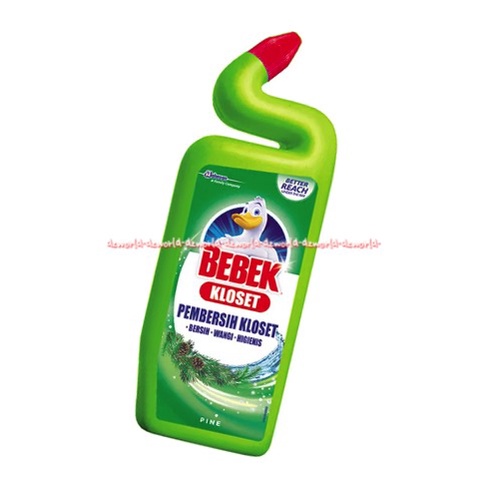 Bebek Kloset Pembersih Kloset WC Toilet Pinus 400ml Hijau Botol Kemasan Botol Hijau Bebebk Closet Green Duck