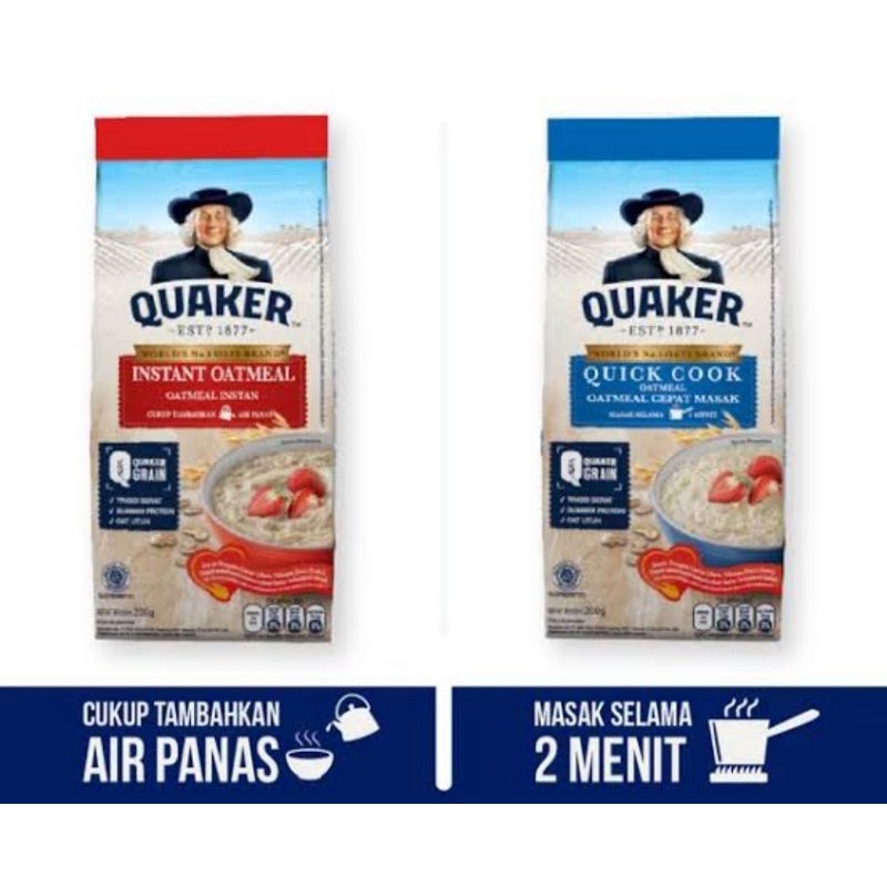 

QUAKER OATMEAL 200 G