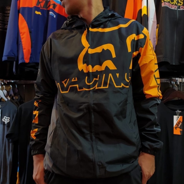 Jaket Parasut TLD FOX - Jaket Trail - Jaket  trabas- jaket FOX