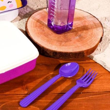 Lunch Box Set Kotak Bekal Makan Anak/Tempat Makan/Souvenir Cantik - OWL