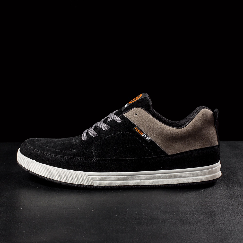 JASON BLACK |ManNeedMe x FLAZHBACK| Sepatu Sneakers Pria Casual Shoes ORIGINAL