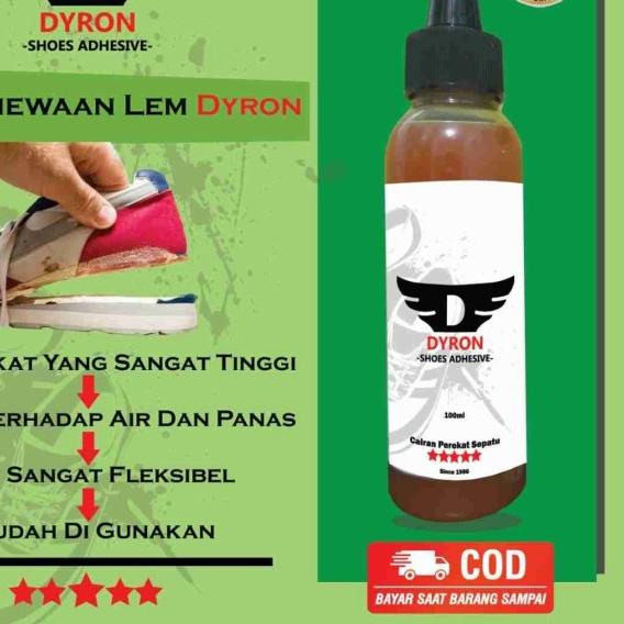 

LEM SEPATU SUPER KUAT (TAHAN AIR & PANAS] DYRON 100ml