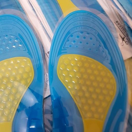 Insole sepatu GEL/alas sepatu pria/ SILIKON GEL/ shoes pad - Silikon Gel, 42 - 46