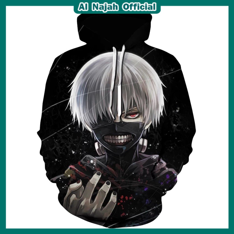 sjf!! Sweater Kaneki Tokyo Ghoul / Switer pria dewasa dan anak anak terbaru 2021 keren distro / Sweater Pria Anime Anak Ken