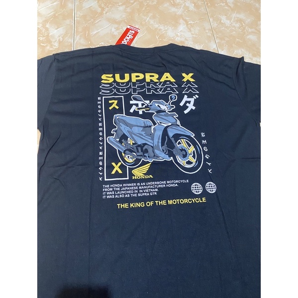 KAOS MOTOR SUPRA X HONDA LENGAN PENDEK