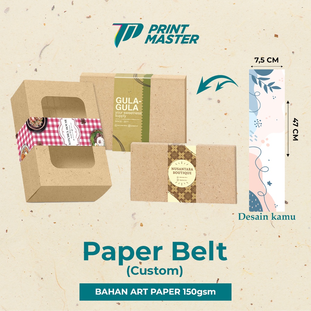 Paper Belt | Paper Sleeve | Sabuk Box | Belt Hampers