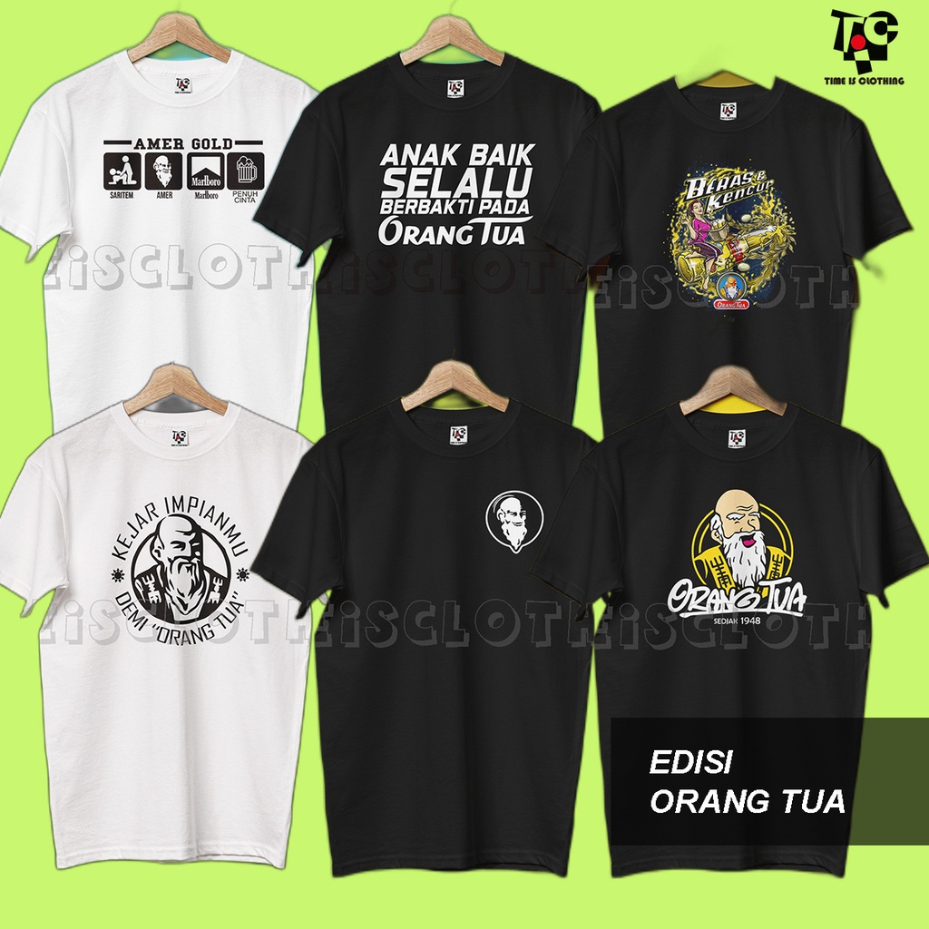 BAJU TSHIRT KAOS OT Cap Orang Tua