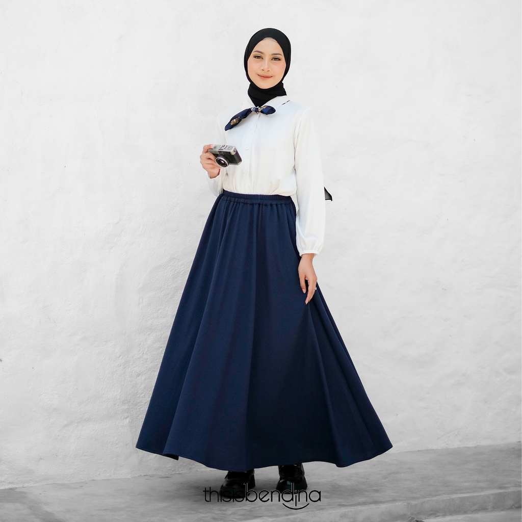 THISISBENDINA Rok Panjang Circle Polos CIRLE Skirt