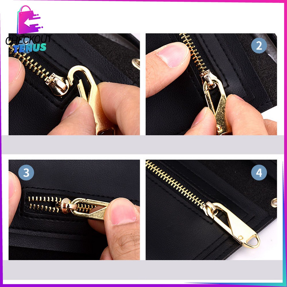 CT C637 Pengait Restleting Universal Zipper Cantelan Gantungan serbaguna Alat Penarik Sleting Bisa Dilepas Pasang