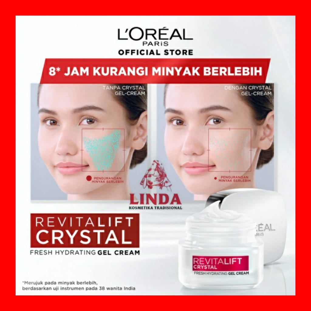 LOREAL REVITALIFT CRYSTAL GEL CREAM 50/15 ML