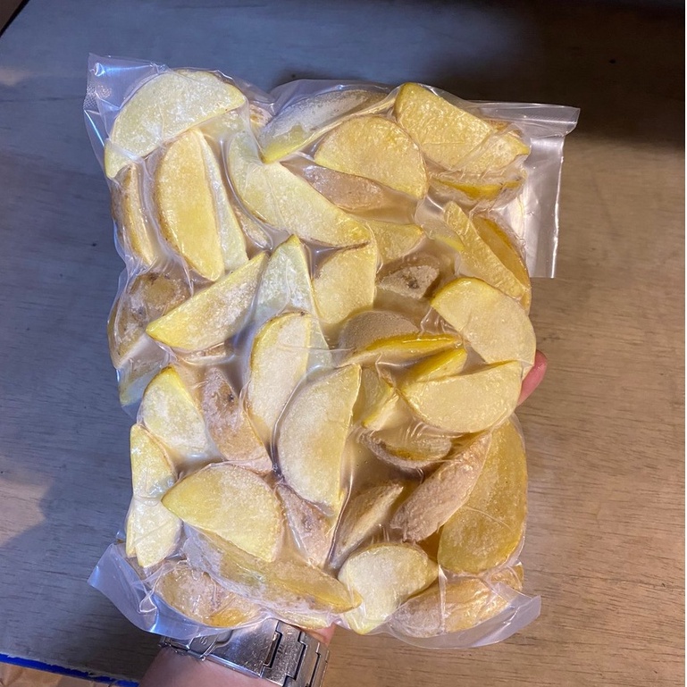 

POTATO WEDGES PREMIUM KENTANG GORENG Import Skin On 500g