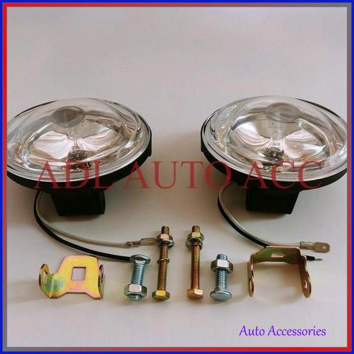 Foglamp Lampu Sorot Bumper Depan Mobil Bentuk Oval Universal Dlaa Modifikasi Taruna  Baleno Lama ~Ad