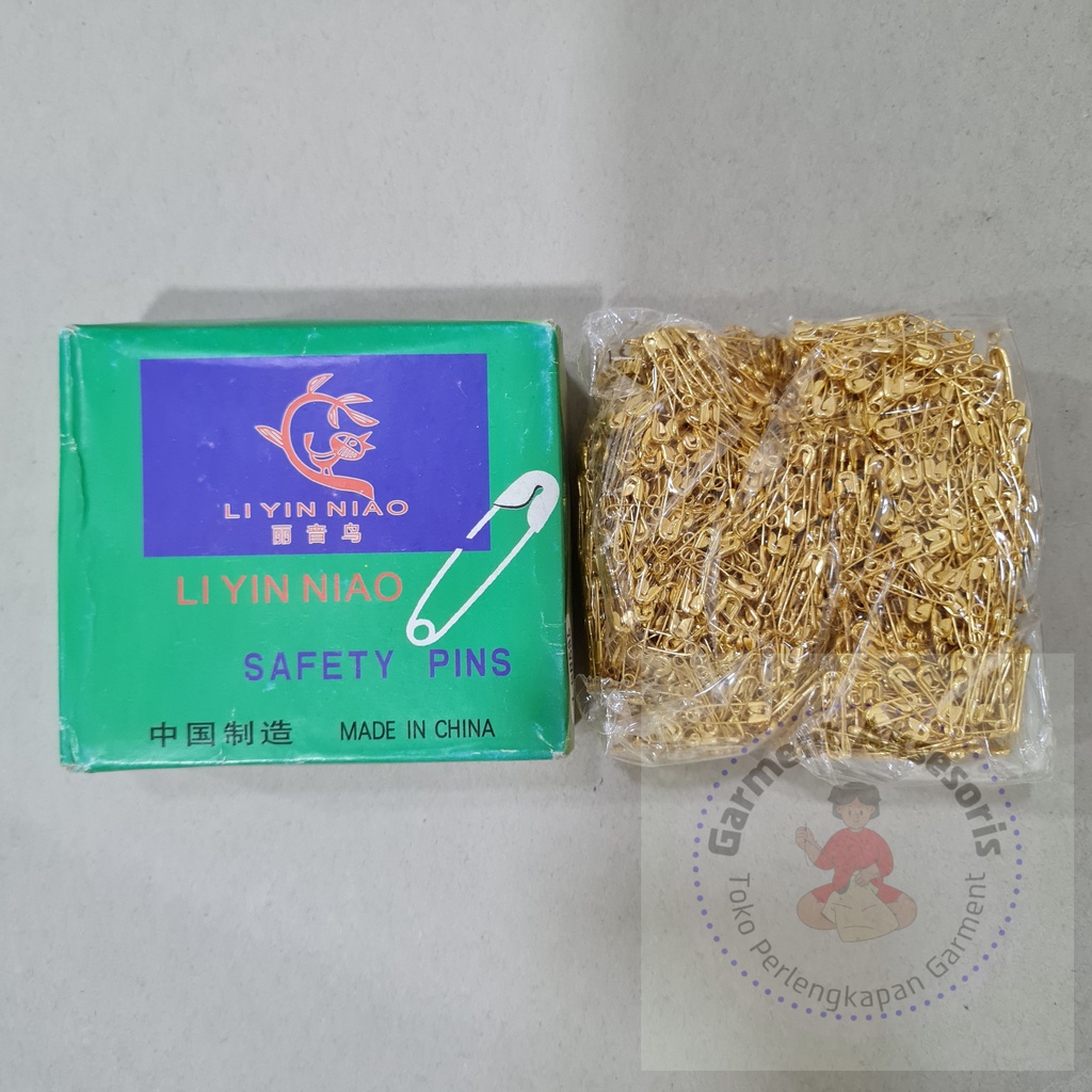 Peniti Emas Kecil / Peniti Kecil Emas / Peniti Gold Kecil / Peniti Hijab / Peniti Baju Emas High Qua