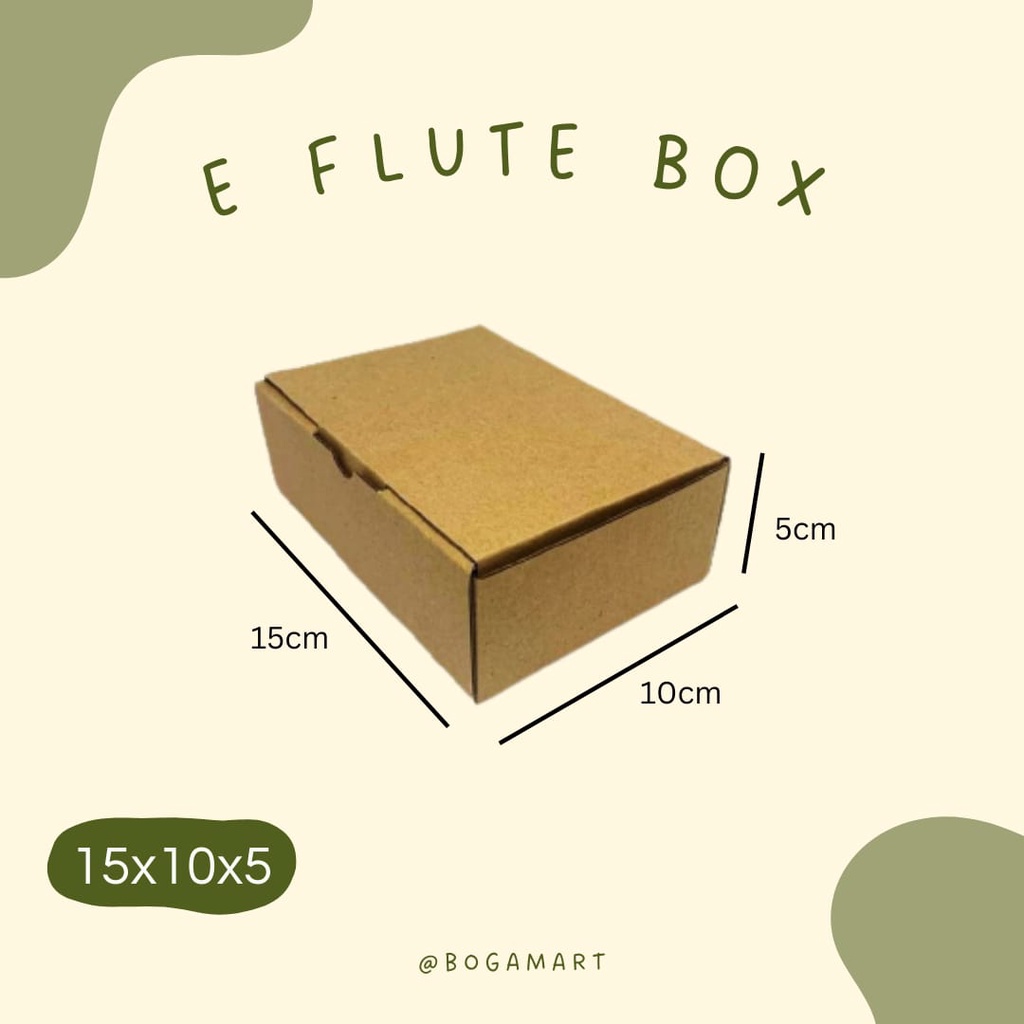 Jual E Flute Box 15x10x5 / Kardus Brownies / Dus Eflute / Kardus Karton