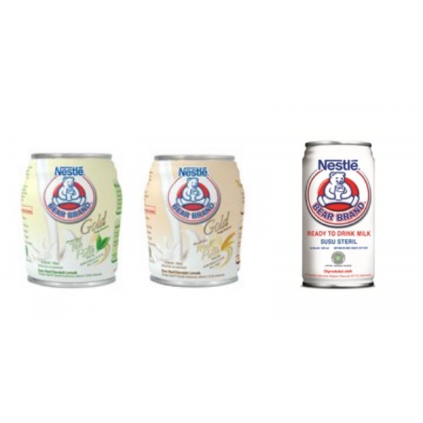 

Susu bearbrand (Bear Brand 189ml / White Tea 140ml /White Malt 140ml)