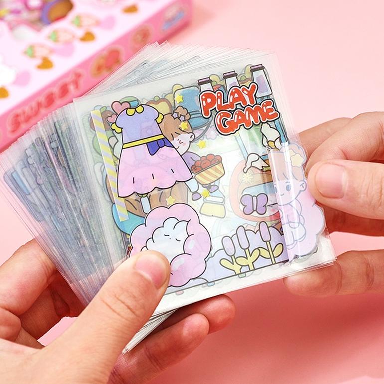 

LANGSUNG CHECKOUT 8734 100 Lembar Stiker Motif Kartun Korea Lucu Anti Air Dekorasi Handbook Scrapbook DIY ヹ