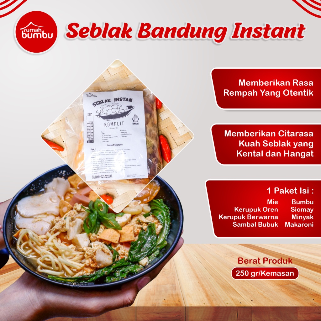 

Seblak Bandung Instan Seblak Frozen Pedas Rumah Bumbu 250 Gram Nikmat Paket Komplit Mie Kerupuk Siomay Makaroni Bumbu Murah Halal