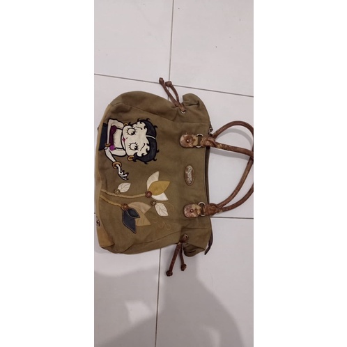 preloved tas betty boop original shoulder