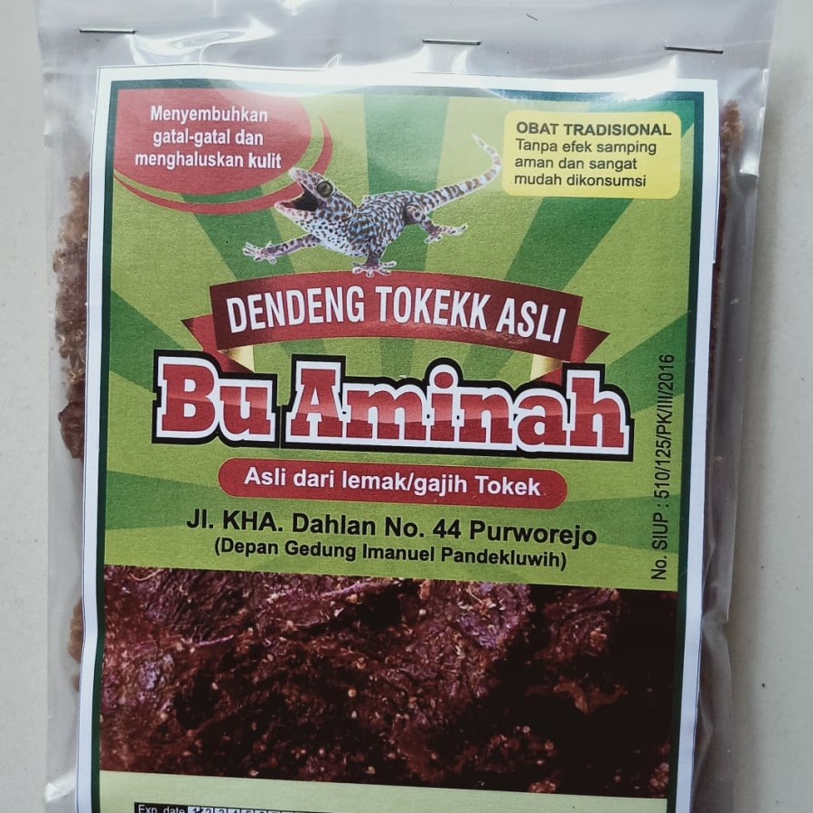 

dendeng tokek asli ibu aminah khasiat kurap exim panu dudik borok koreng jerawat jamur kulit alergi kadas