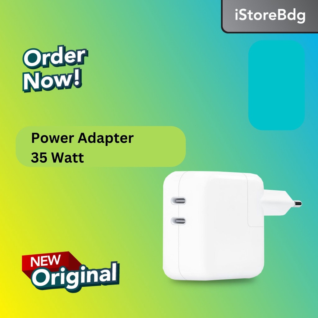 35W Dual USB-C Power Adapter Charger iBox