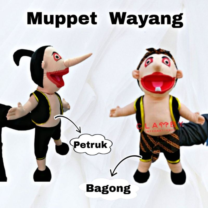 BONEKA MUPPET WAYANG BAGONG dan PETRUK | MAINAN MEDIA EDUKASI