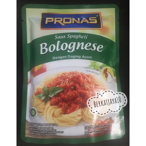 Pronas Saus Spagheti Bolognais Daging Ayam 175gr