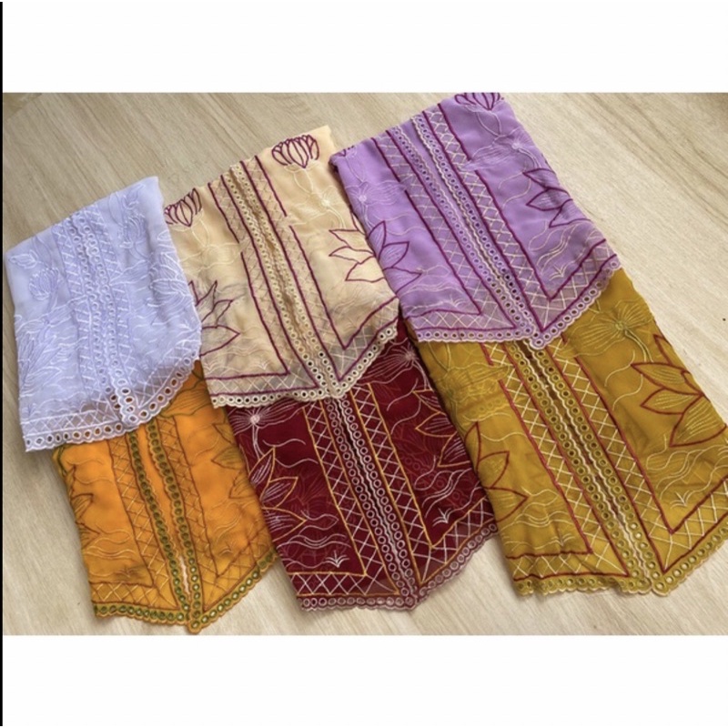 Kain Kebaya Bordir Motif Tulip Terbaru || Kain kebaya bordiran || kain kebaya bali || kain kebaya mu