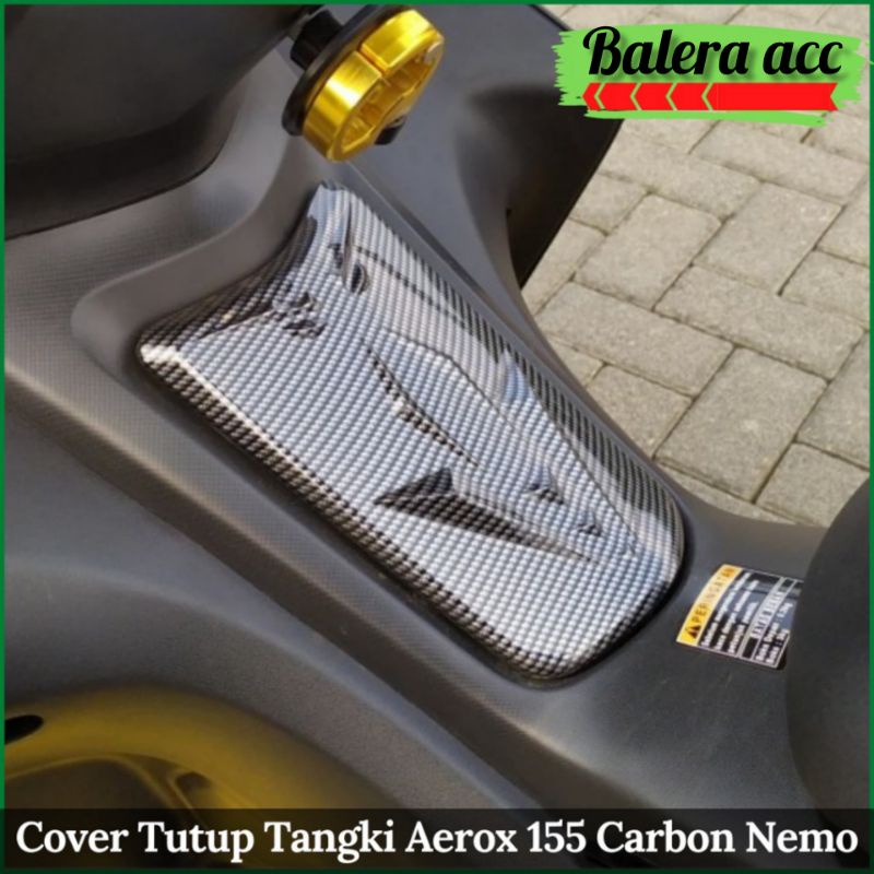 Cover Tutup Tangki Yamaha Aerox 155 Carbon Nemo