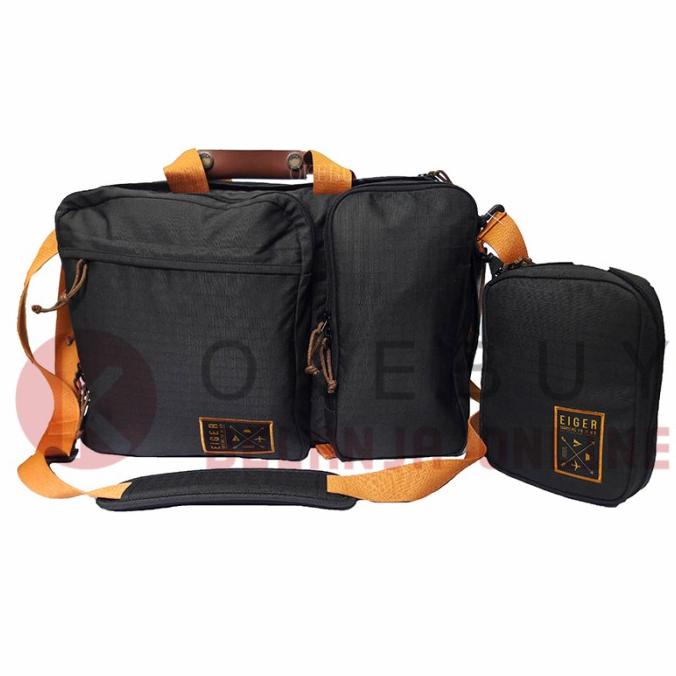 Tas Eiger 5346 Pormantest Black Multifungsi Bag/Travel/Tas Pakaian