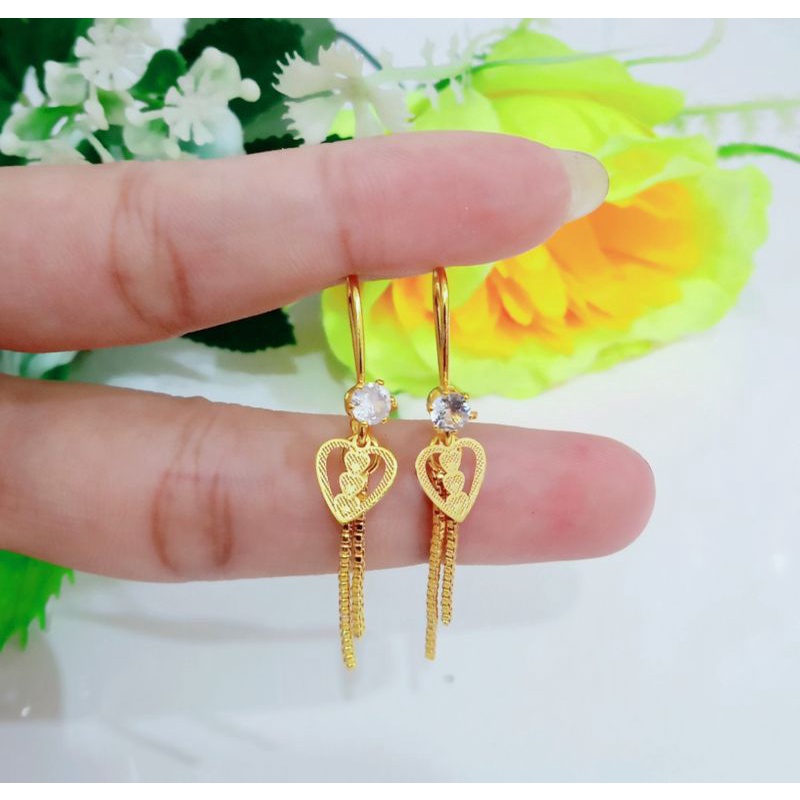 ANTING DESI JURAY PERMATA SATU AKSESORIS LAPIS EMAS 24K