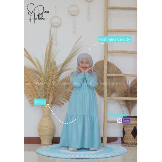 Set Koko Anak Habibi dan Set Gamis Anak Habiba by Sada Hijab