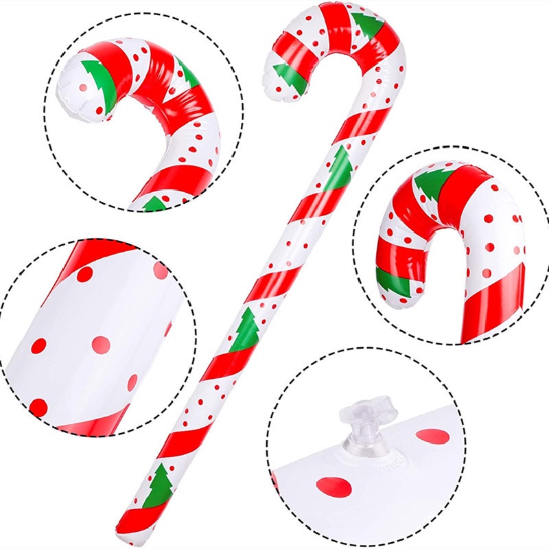Ornamen Permen Lolipop Tiup Untuk Dekorasi Natal