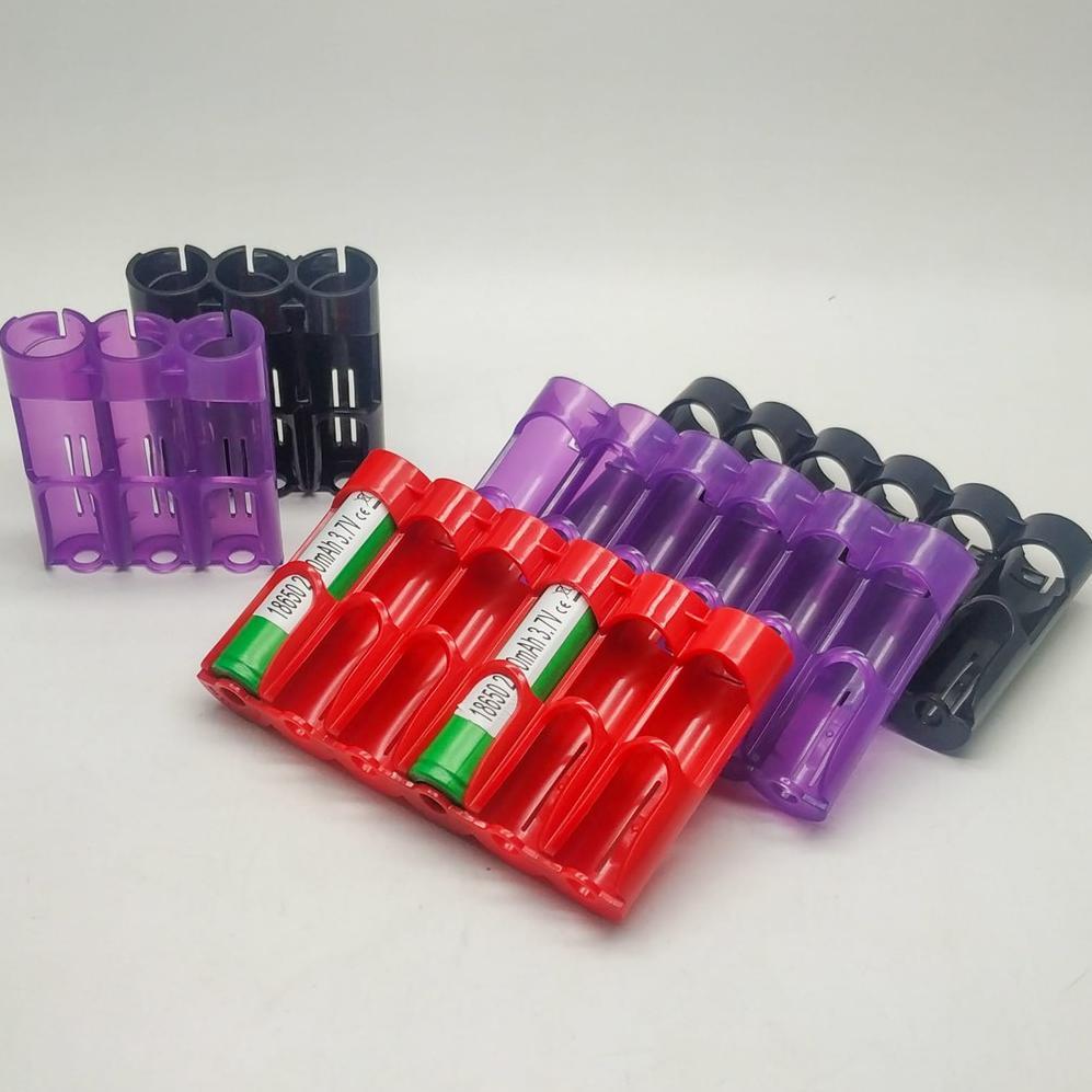 ☊jm Terkini☆☊ Efest Battery Holder 18650 Case 3 6 Slot Black Red Violet Pelindung Baterai PC3 PC6 PC