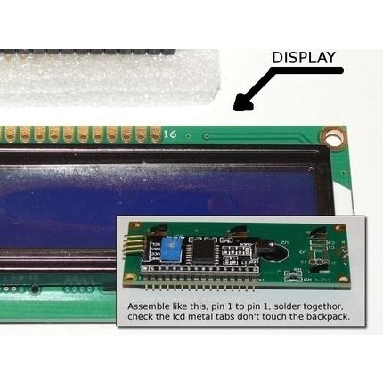 LCD display 16x2 with I2c Module