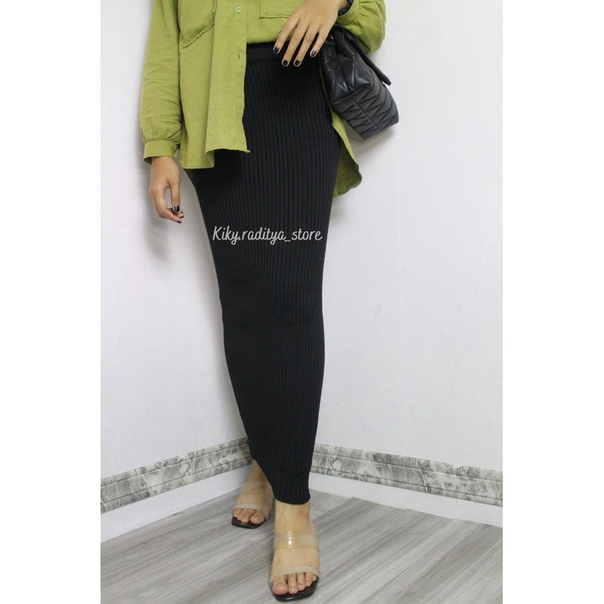 ROK KOREAN STYLE - ROK RAJUT SPAN KNIT PREMIUM / ROK WANITA / ROK RAJUT SPAN / /TERMURAH TIDAK TERAWANG