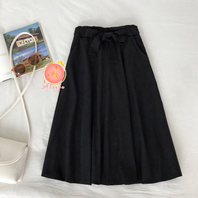 ALEEYA Rok Suede Pita 7/8 / Dara Midi Skirt Suede (2515)