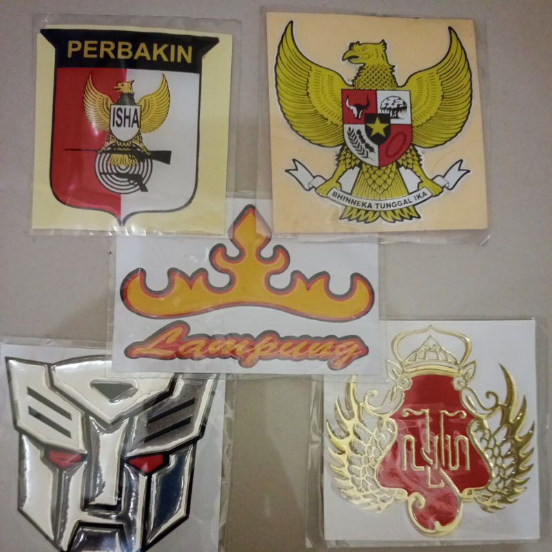 stiker timbul