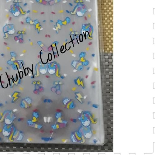 

Plastik Goodie Bag - Plastik Souvenir Ultah - Motif Unicorn - Biru