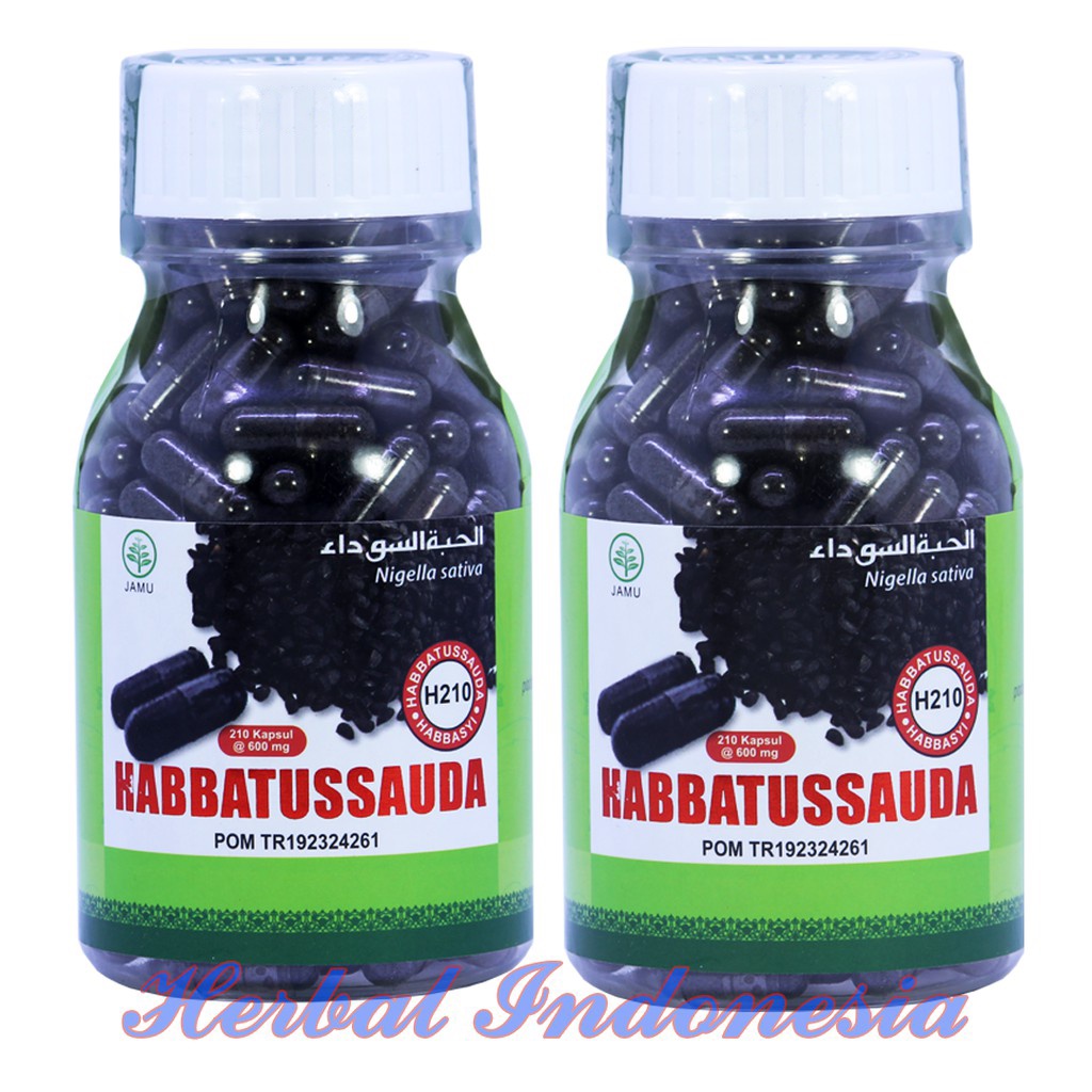 HABBATUSSAUDA Herbal Niaga Utama HNU 210 Kapsul | Habatusauda