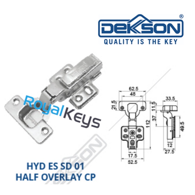 Jual Engsel Sendok Lemari Hinge Dekson Dekkson Hyd Es Sd Half