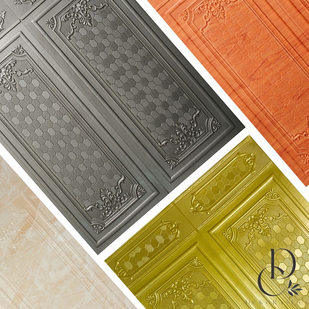 [COD] Wallpaper Dinding 3D Wallfoam 3D Stiker Dekorasi Kamar Murah dan Keren