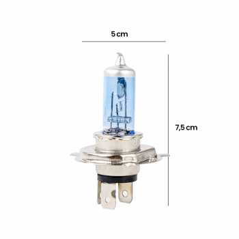 [1PCS] Lampu Bohlam Depan Mobil Headlight Halogen Xenon H4 4000K 100/90W / Lampu Mobil Halogen Super Terang Lampu Depan Mobil Putih / Bola Lampu Halogen Bohlam Lampu Head Lamp Lampu Besar Lampu Utama Mobil Halogen / Lampu Utama Depan Mobil Warna Putih