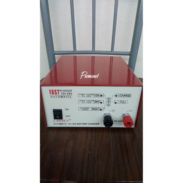 fast charger accu aki 12v 24v otomatis
