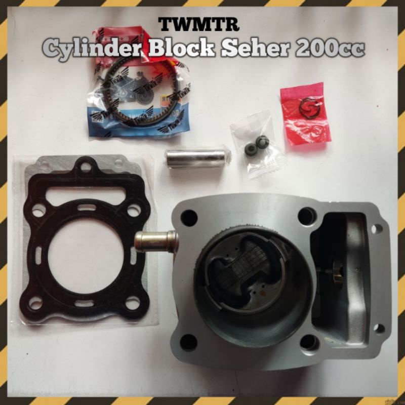 Cylinder Boring Blok Block Seher Assy 200cc Viar Karya Jialing Motor Roda 3 Tiga