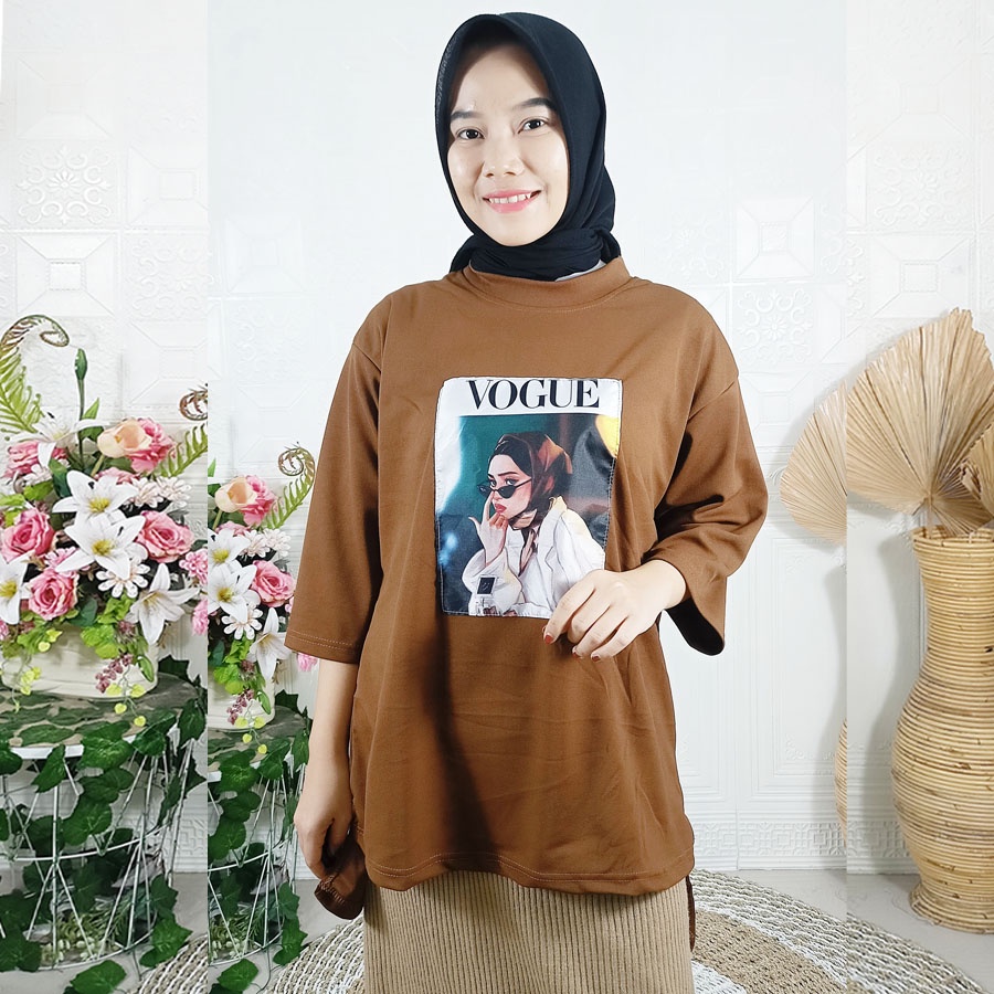 ATASAN FASHION WANITA OVERSIZE CANTIK CHIC ELEGANT CARLINA