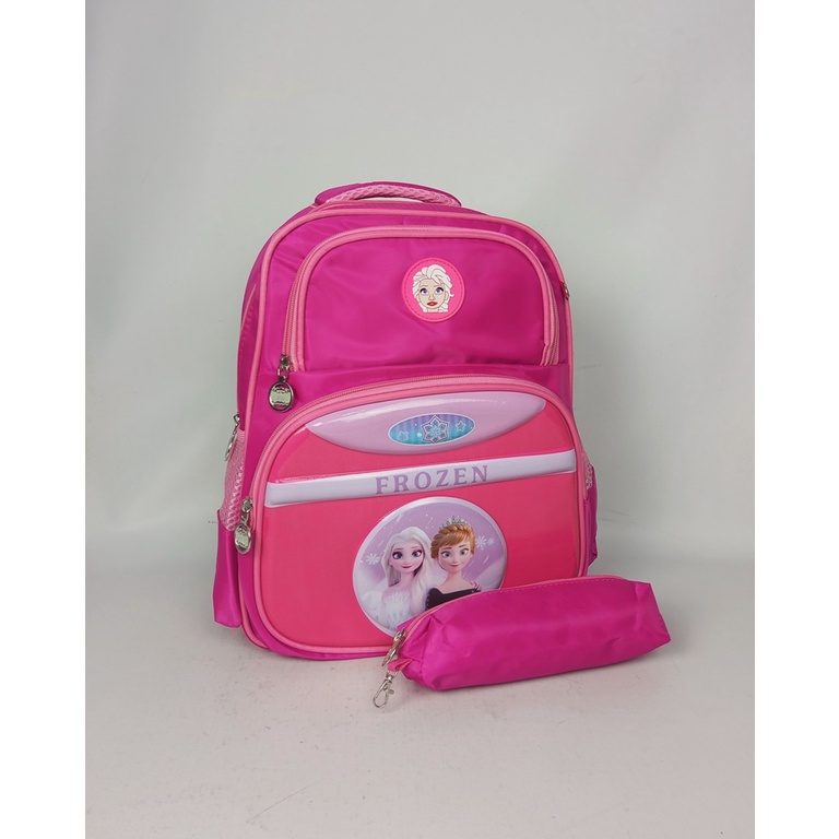 Tas Anak Alto Perempuan Tas Ransel Sekolah Embos Gambar Hello Kitty Frozen Free Kotak Pensil