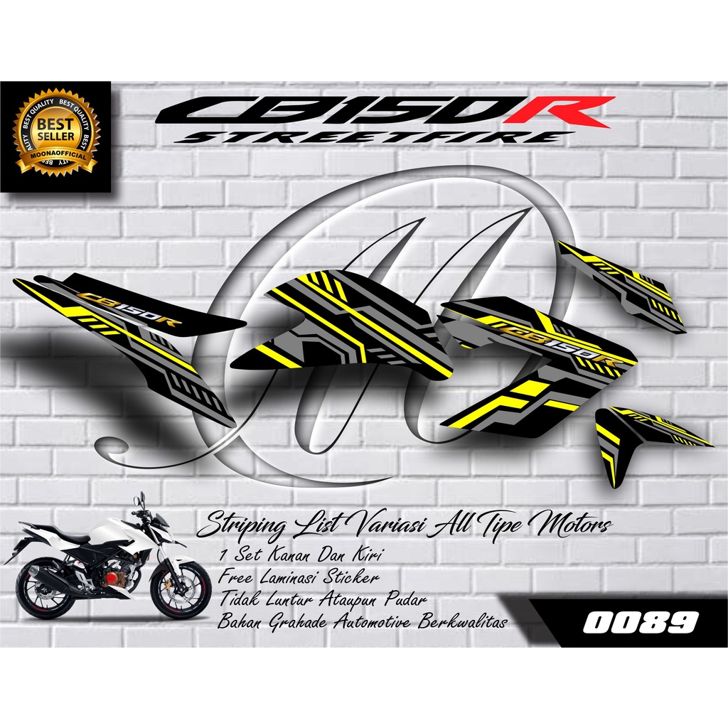 0089 STICKER LIST VARIASI CBR 150 R - STIKER VARIASI CB 150 R - STRIPING VARIASI CB