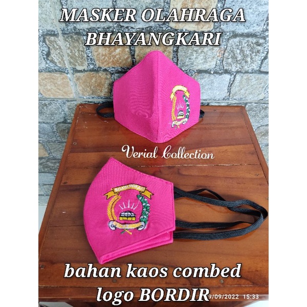 masker olahraga Bhayangkari BORDIR